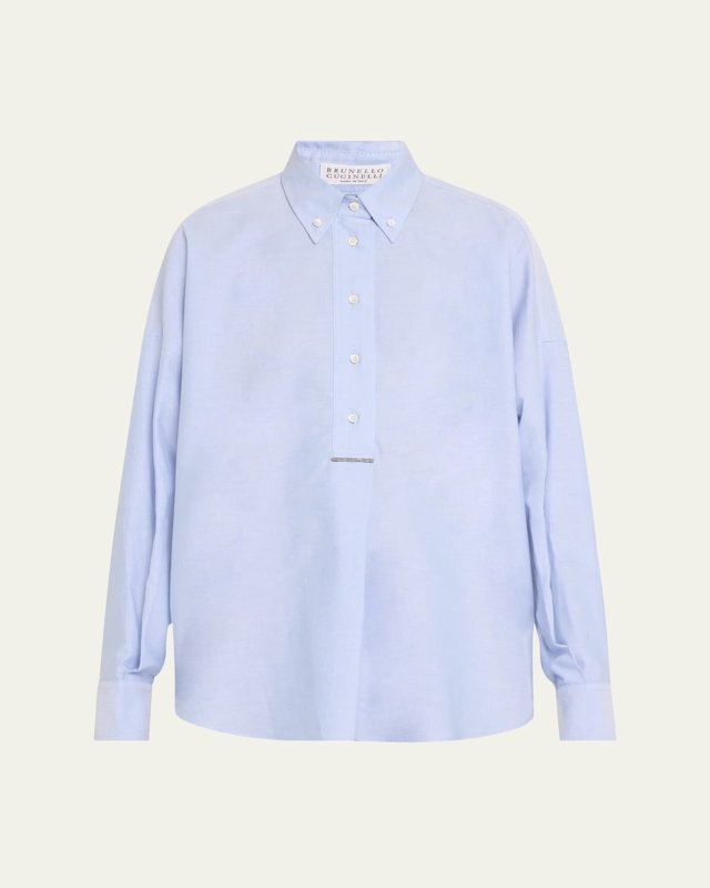 Cotton Oxford Button Down Shirt